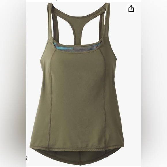Prana Tops - PRANA Women’s Cargo Green Sway Tank Built-In bra size: Large